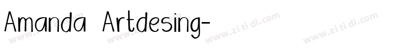Amanda Artdesing字体转换